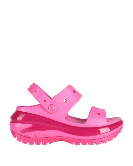 CROCSTM Pink Mega Crush Sandal