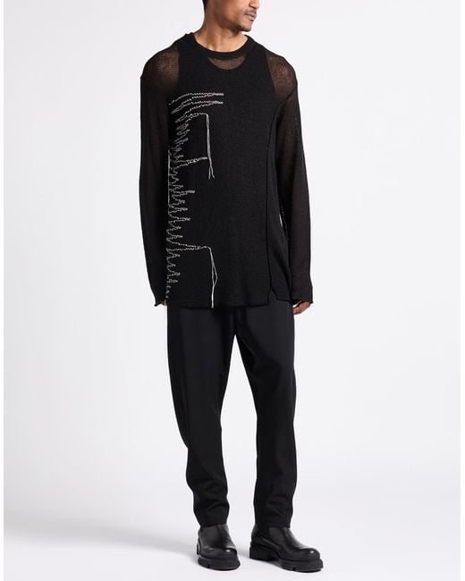 Pullover Yohji Yamamoto de hombre de color Black