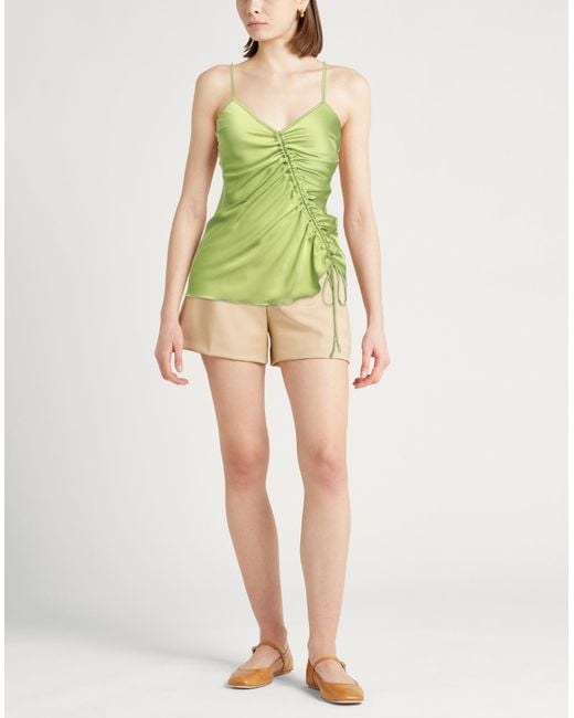 Liu Jo Green Top Polyester, Elastane