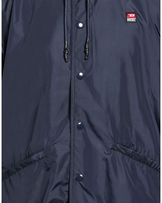 DIESEL Blue Jacket for men