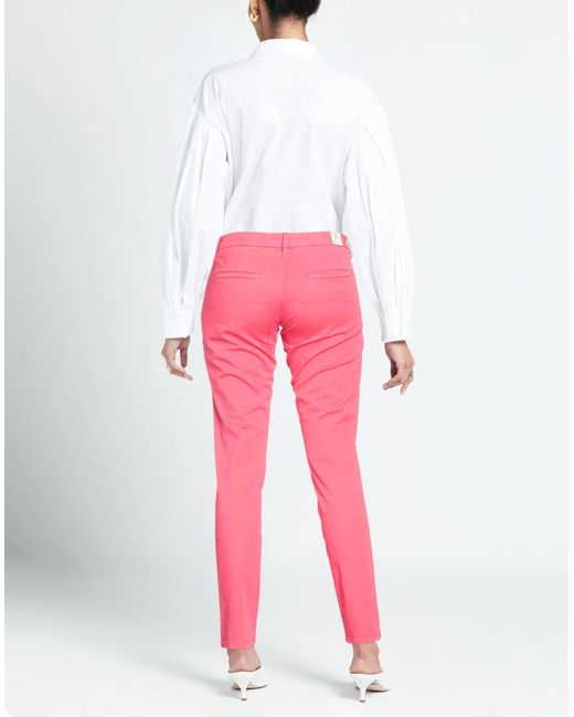 Jacob Coh?n Pink Pants Cotton, Elastane