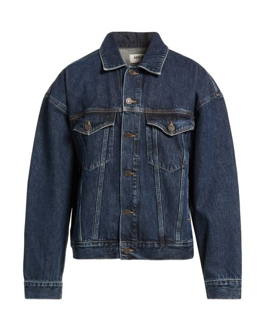 Agolde Blue Denim Outerwear for men