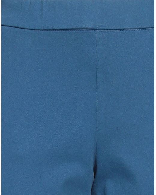 Whyci Blue Azure Pants Cotton, Elastane