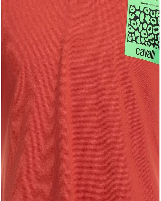 Just Cavalli Poloshirt in Red für Herren