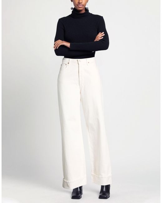 Agolde White Jeans Organic Cotton