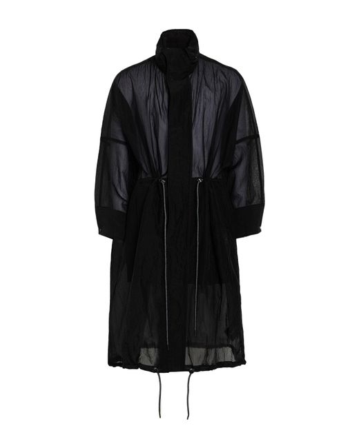 Emporio Armani Black Overcoats & Trench Coats for men