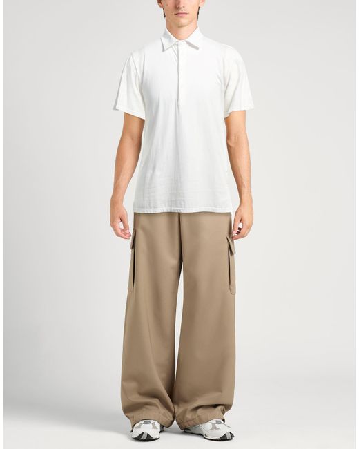 Barena White Polo Shirt Cotton for men