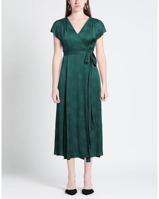 ALESSIA SANTI Green Midi Dress