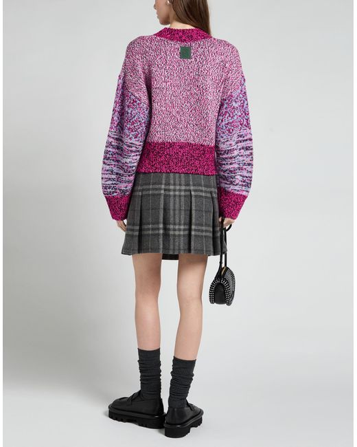 Loewe Purple Fuchsia Sweater Wool, Elastane, Polyamide