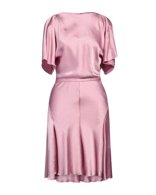 Robe midi Victoria Beckham en coloris Pink