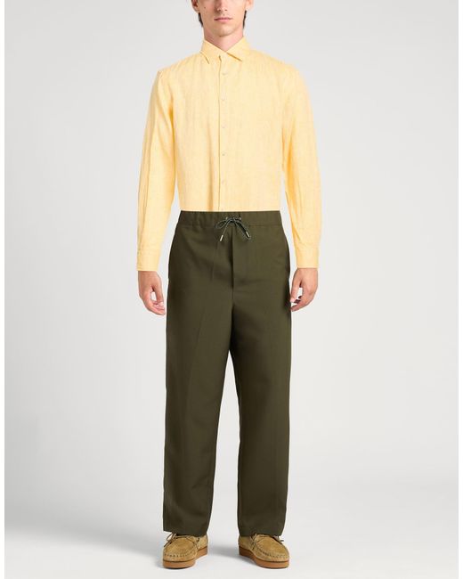 Glanshirt Hemd in Yellow für Herren