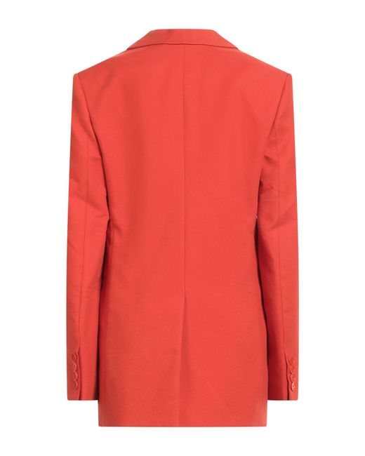 Stella McCartney Red Suit Jacket