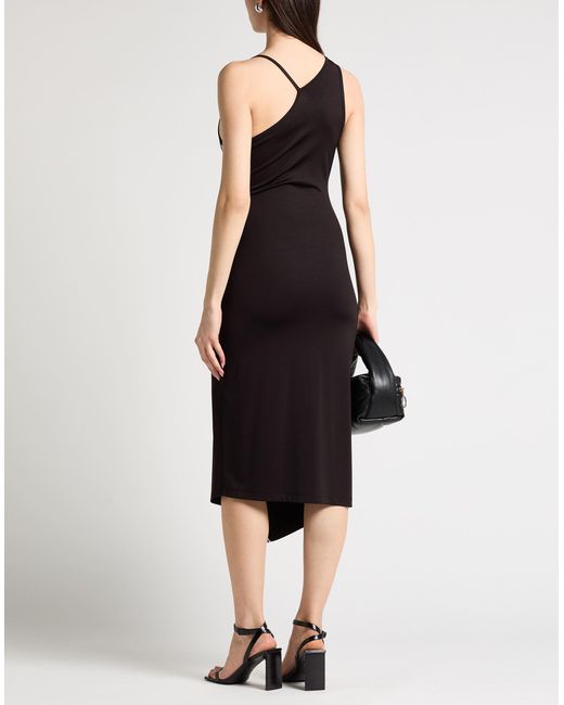 Karl Lagerfeld Black Midi-Kleid