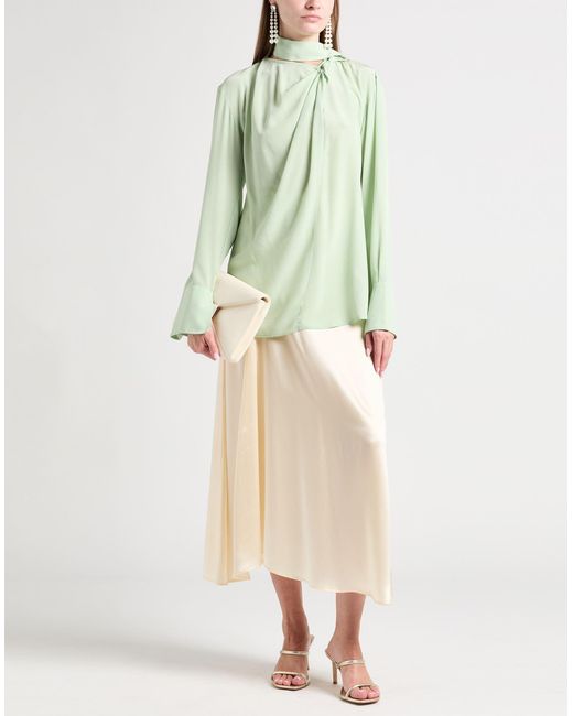 Victoria Beckham Green Light Top Silk