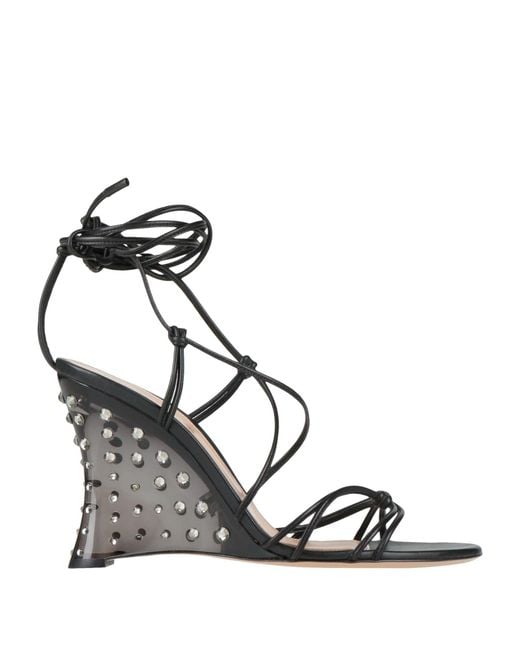 Sergio Rossi Metallic Sandals