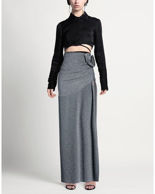Babylon Gray Maxi Skirts