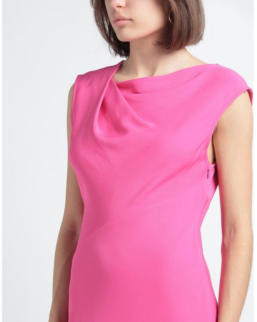 Roland Mouret Pink Maxi Dress