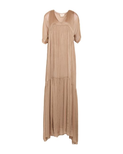 Kaos Natural Maxi Dress Viscose, Silk