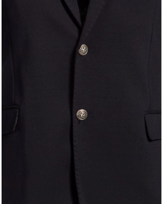 Bharnaba Black Midnight Blazer Viscose, Polyamide, Elastane for men