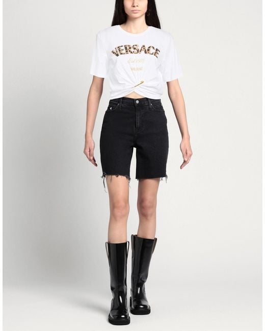 Versace White T-Shirt Cotton