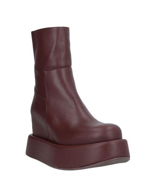 Paloma Barceló Purple Ankle Boots