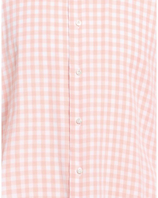 Isaia Pink Shirts for men