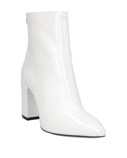 Zadig & Voltaire White Ankle Boots