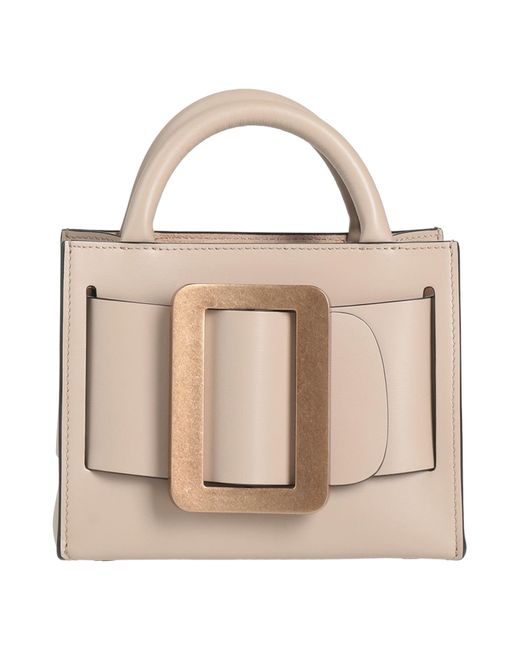 Boyy Natural Taupe Handbag Leather