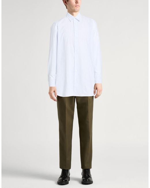 Lardini White Light Shirt Linen, Cotton for men