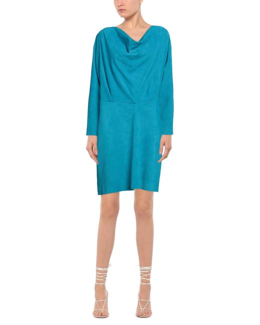 Jitrois Blue Mini Dress