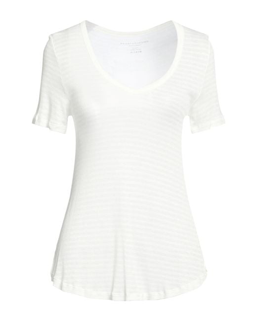Majestic Filatures White T-Shirt Viscose