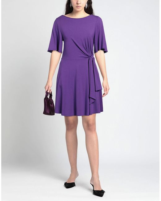 Patrizia Pepe Purple Mini Dress