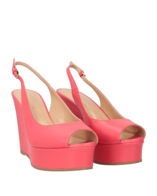Sergio Rossi Pink Sandals Leather