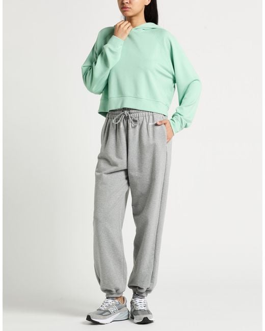 hinnominate Green Sweatshirt Polyester, Modal, Elastane