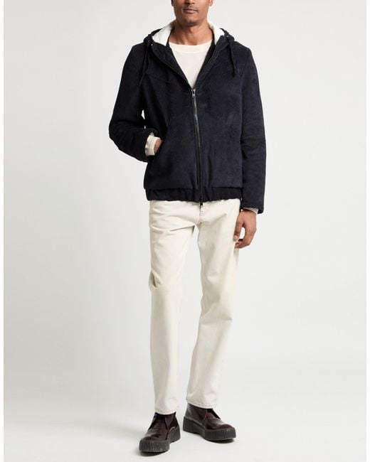 Daniele Alessandrini Black Jacket Polyester, Polyamide, Elastane for men