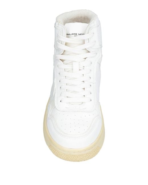 Philippe Model White Sneakers Leather