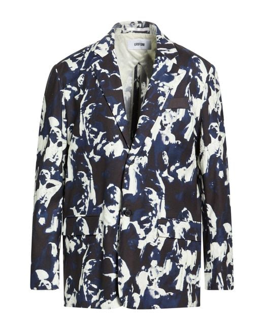 Grifoni Blue Blazers for men