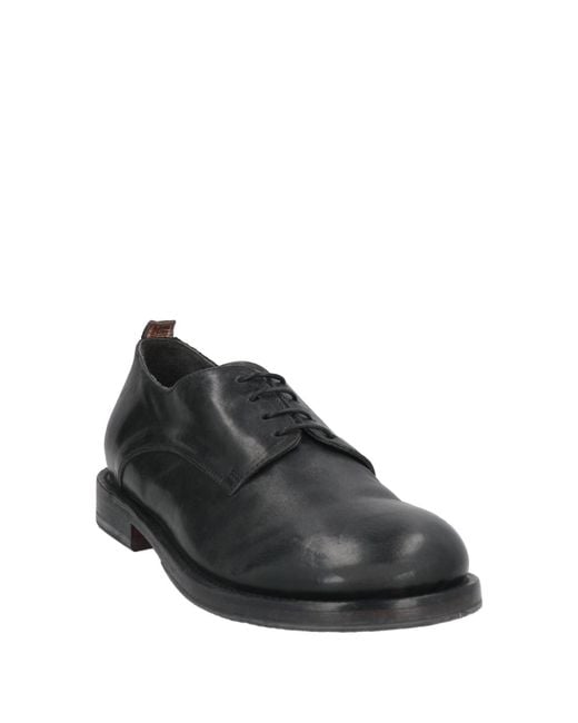 Moma Black Lace-Up Shoes