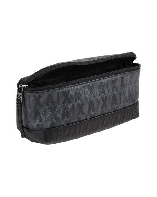 ARMANI EXCHANGE Black Belt Bags for men