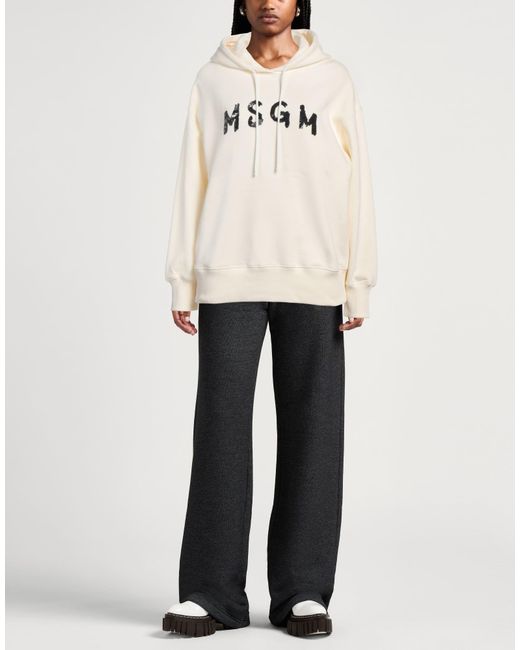 Sudadera MSGM de color Natural