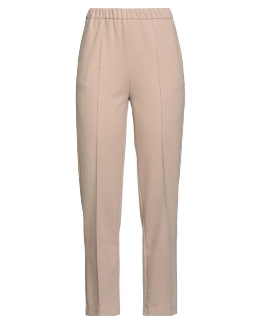 Beatrice B. Natural Pants Polyester, Cotton, Elastane