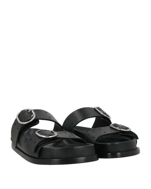 Jil Sander Black Sandals