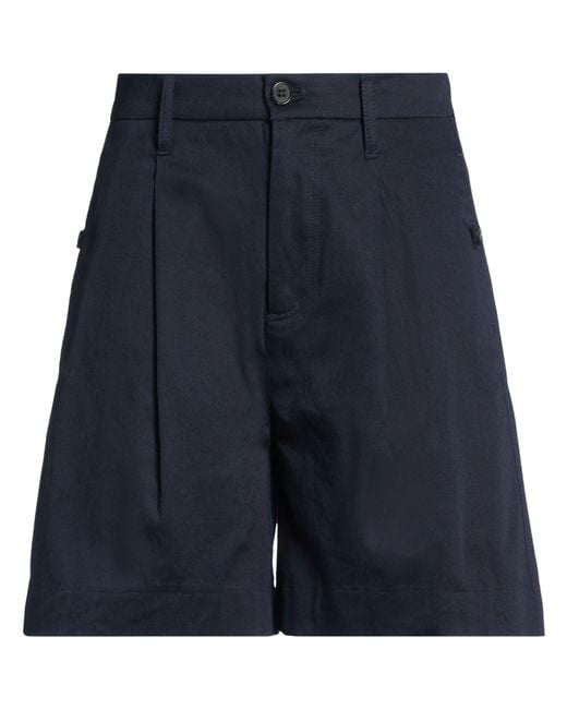 Department 5 Blue Shorts & Bermuda Shorts Cotton, Elastane