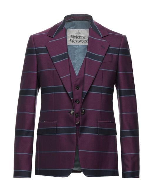 Vivienne Westwood Purple Suit Jacket for men