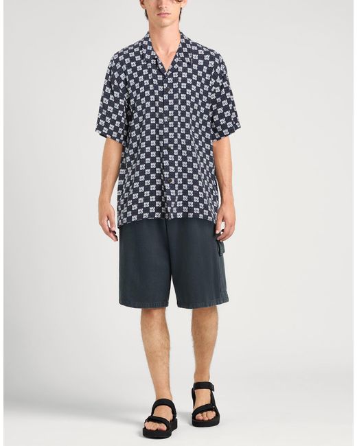HUGO Blue Shirt Viscose for men