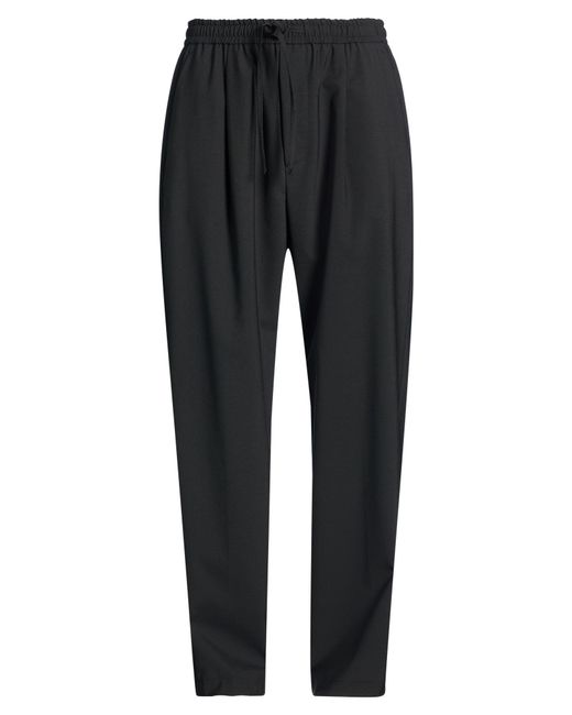 Amaranto Black Pants for men