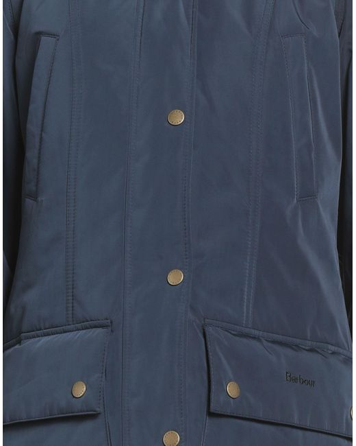 Barbour Blue Midnight Overcoat & Trench Coat Polyester