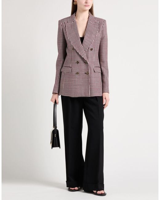 Etro Purple Blazer Viscose, Wool
