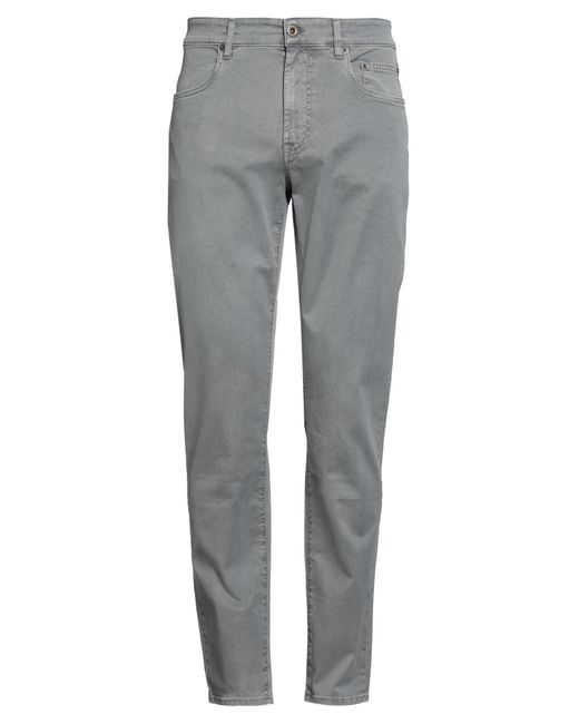 Siviglia Gray Pants Cotton, Elastane for men