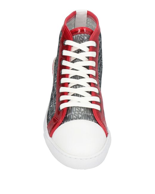 Moschino Red Trainers for men